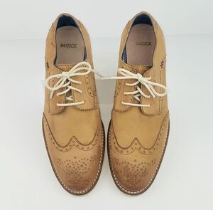 Mexx Tan Leather Women's Wingtip Brogue Shoes